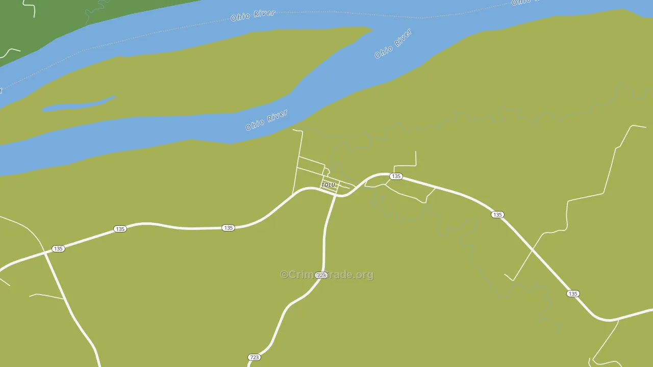 42084, KY Map of Theft Rates