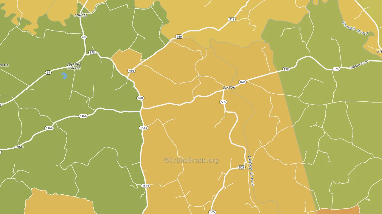 42361, KY Map of Theft Rates
