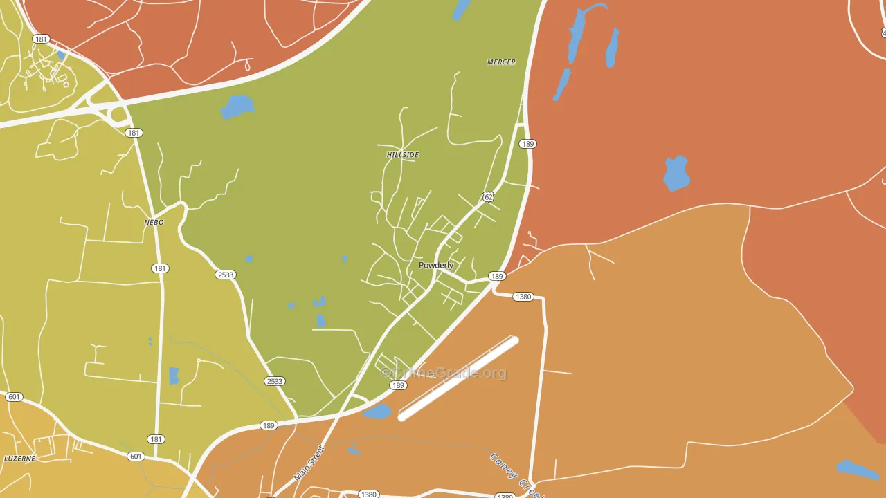 42367, KY Map of Theft Rates