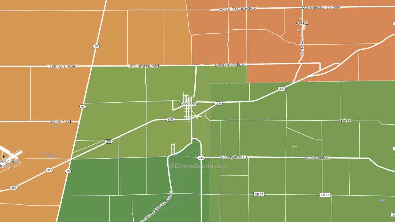 43314, OH Map of Theft Rates