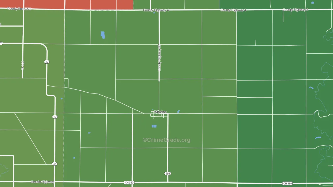 43359, OH Map of Theft Rates