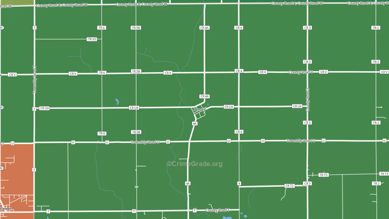 43510, OH Map of Theft Rates