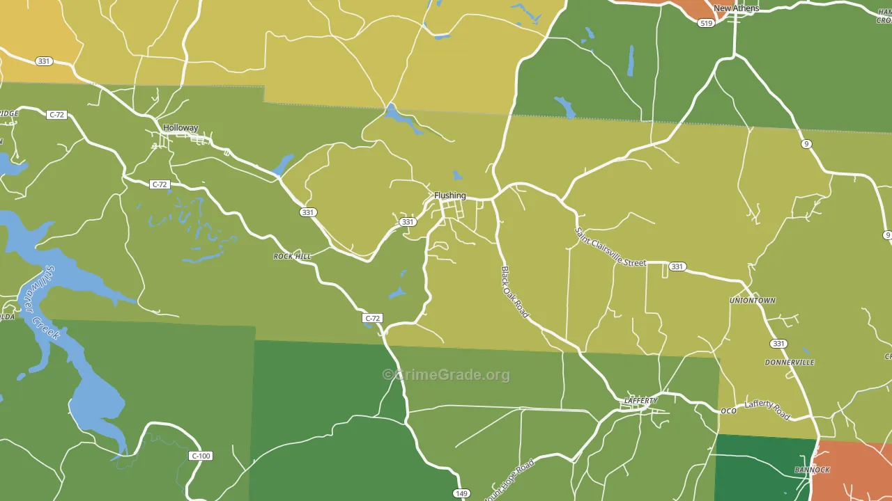 43977, OH Map of Theft Rates