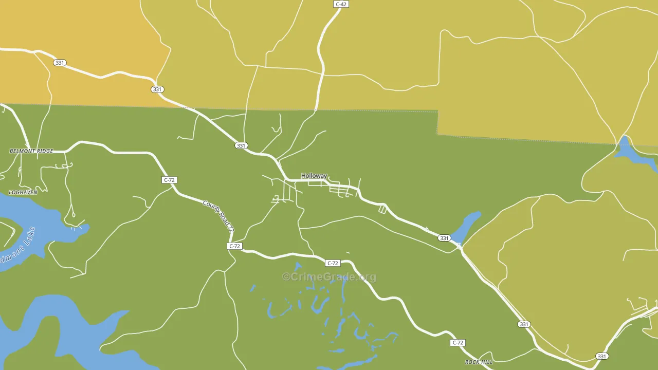 43985, OH Map of Theft Rates
