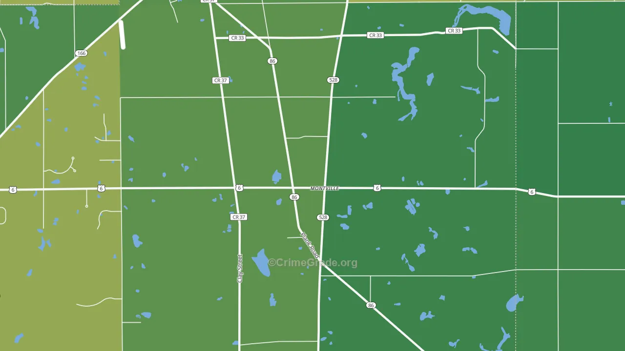 44064, OH Map of Theft Rates