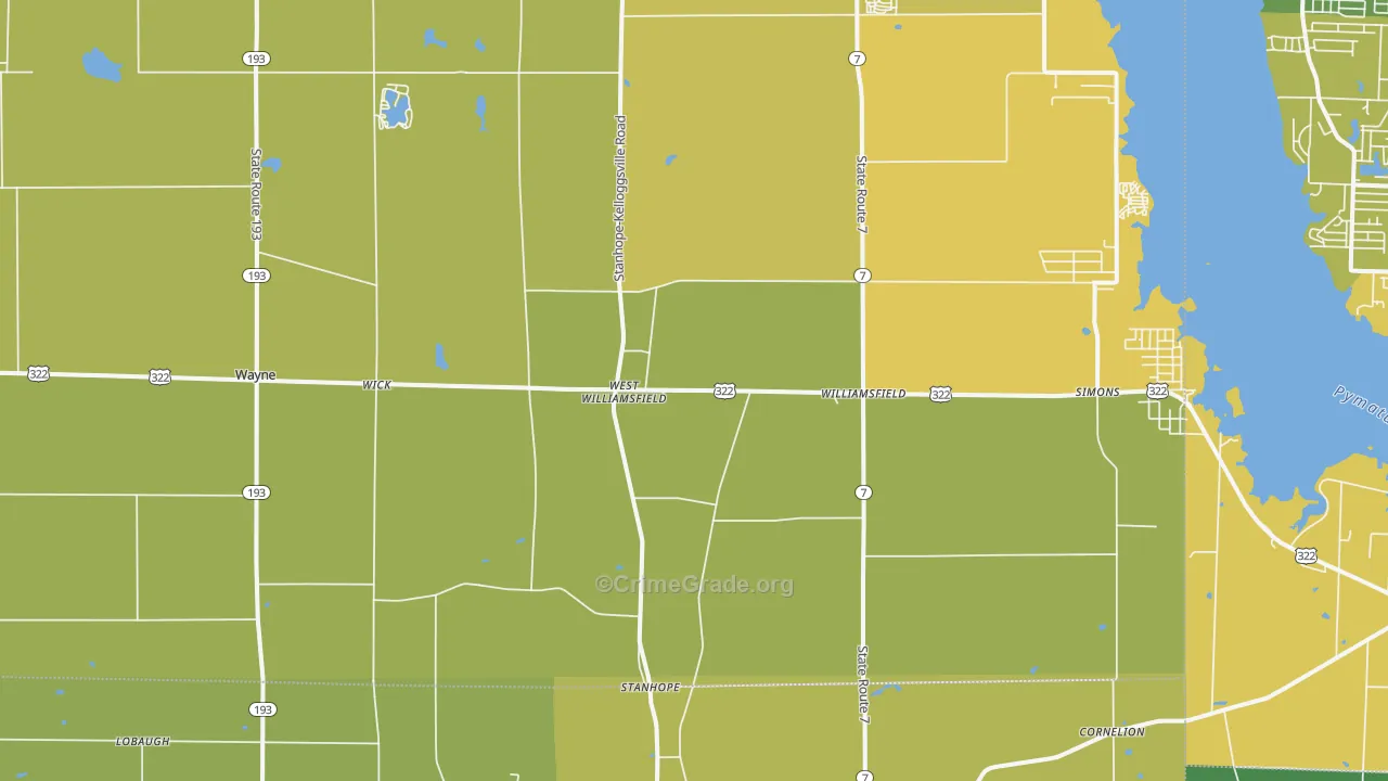 44093, OH Map of Theft Rates