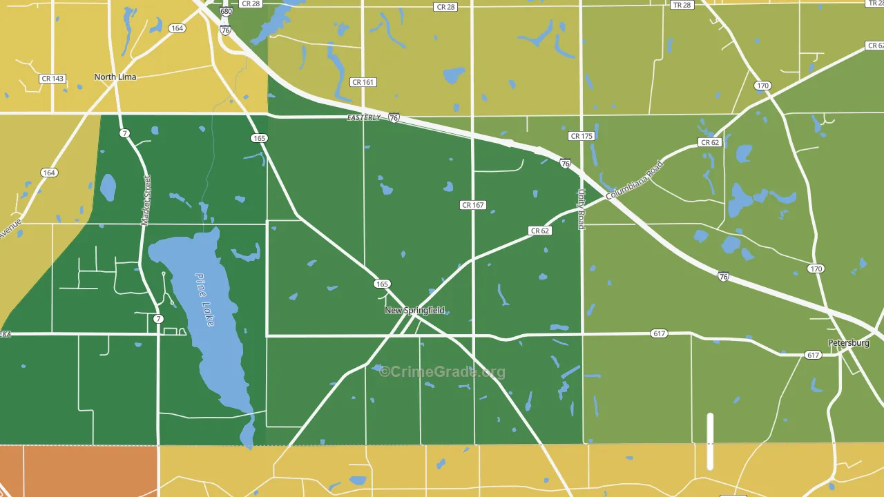 44443, OH Map of Theft Rates