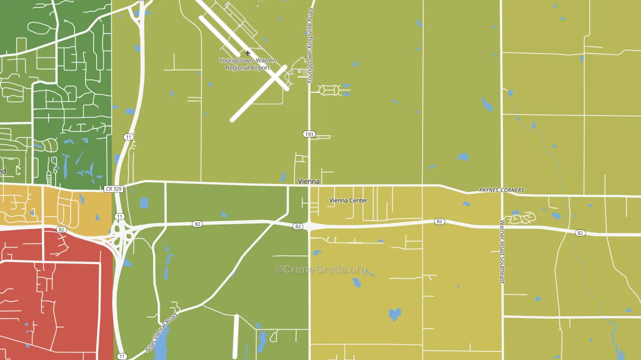 44473, OH Map of Theft Rates