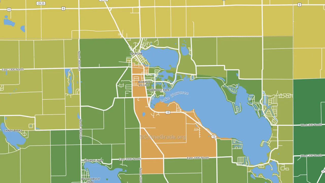 46567, IN Map of Theft Rates