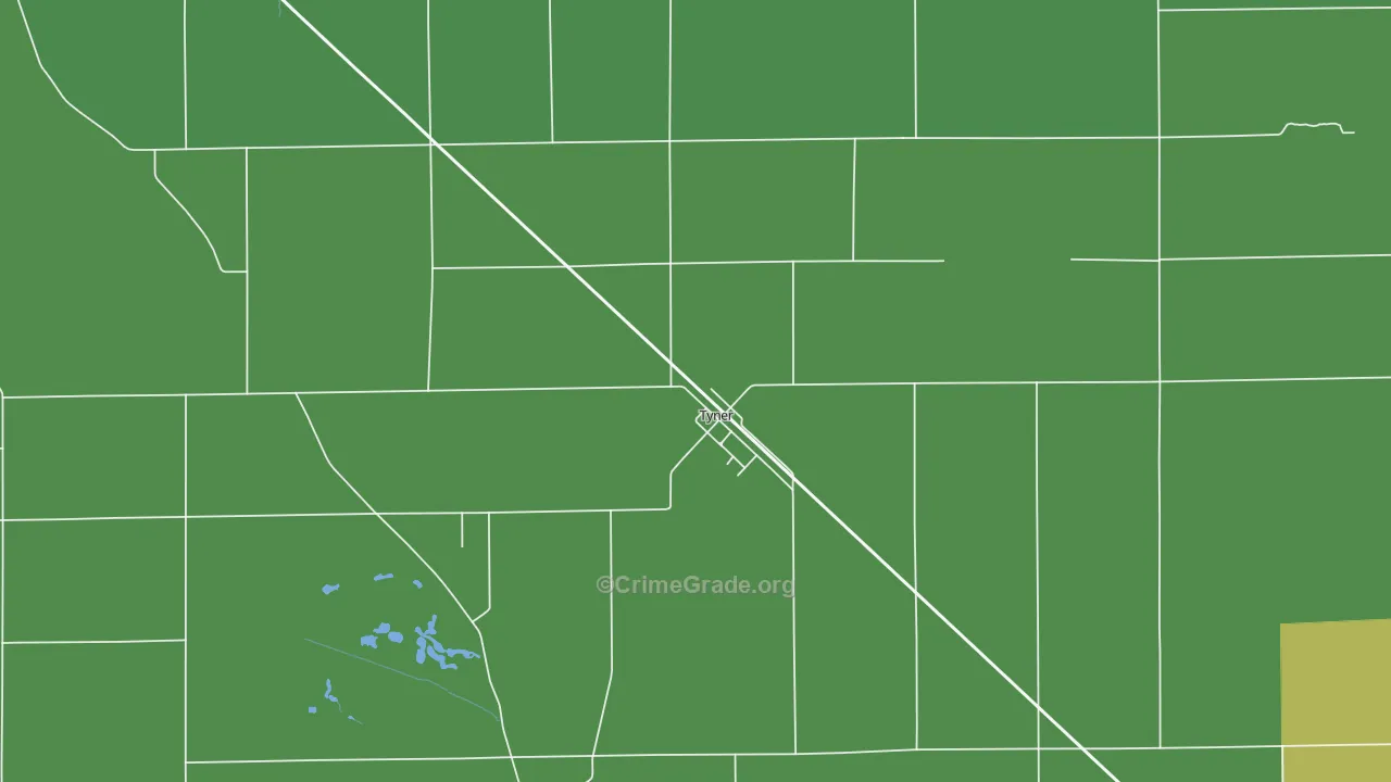 46572, IN Map of Theft Rates