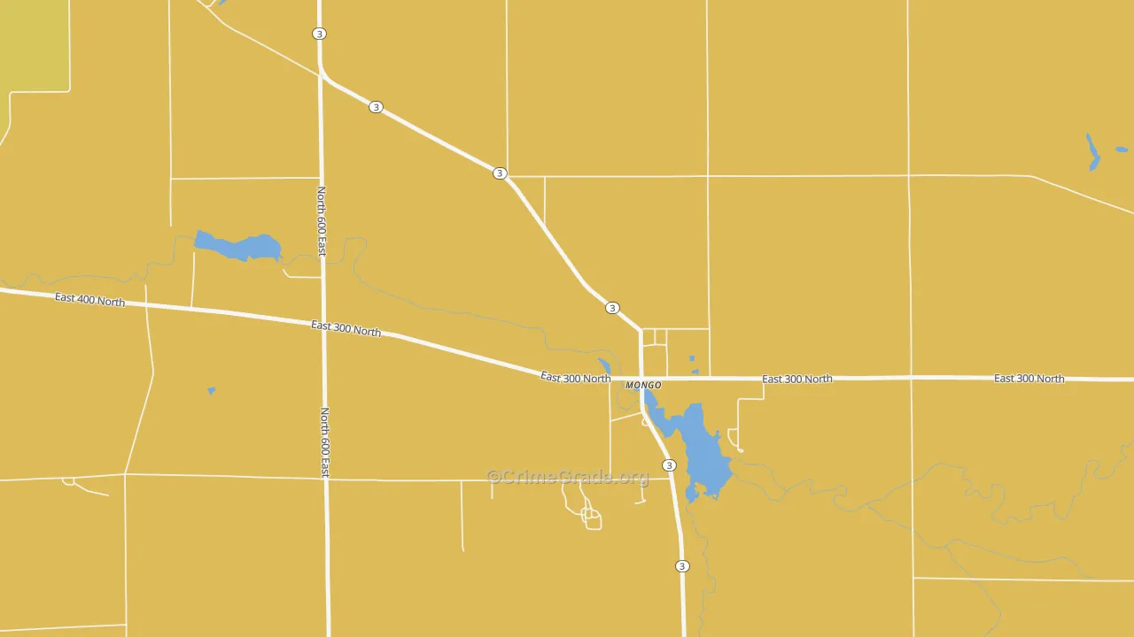 46771, IN Map of Theft Rates