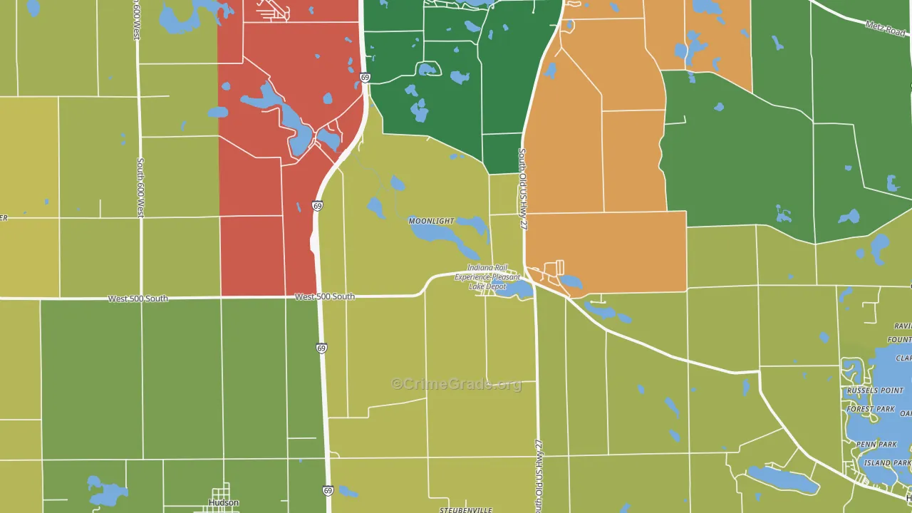 46779, IN Map of Theft Rates