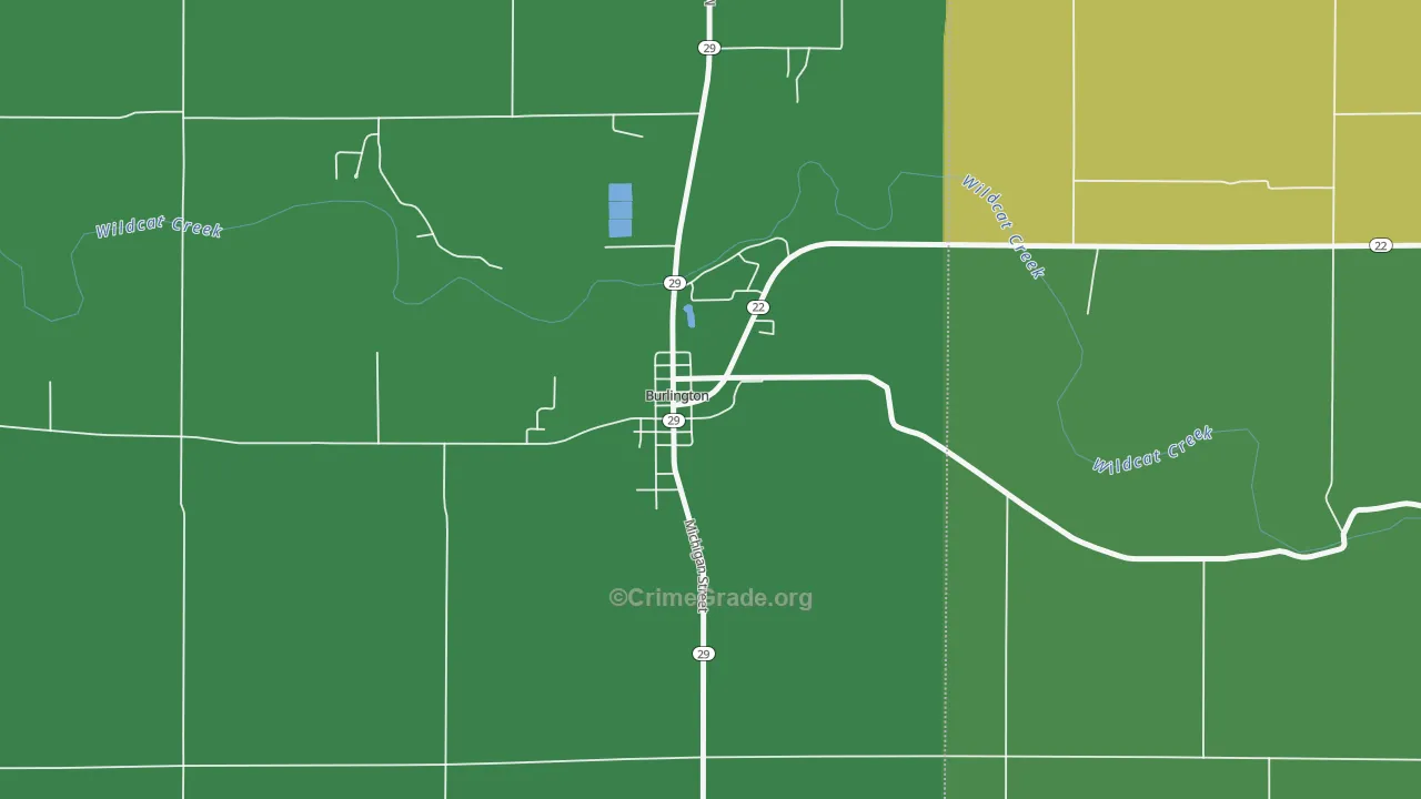 46915, IN Map of Theft Rates