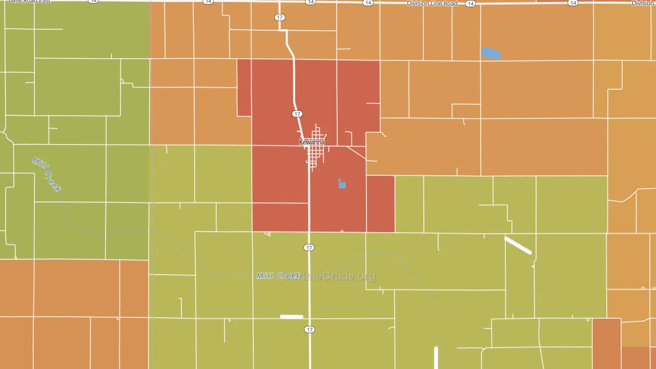 46939, IN Map of Theft Rates