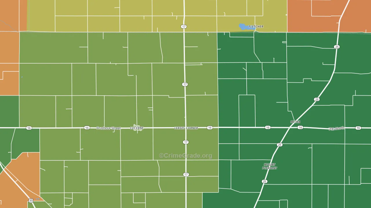 46950, IN Map of Theft Rates