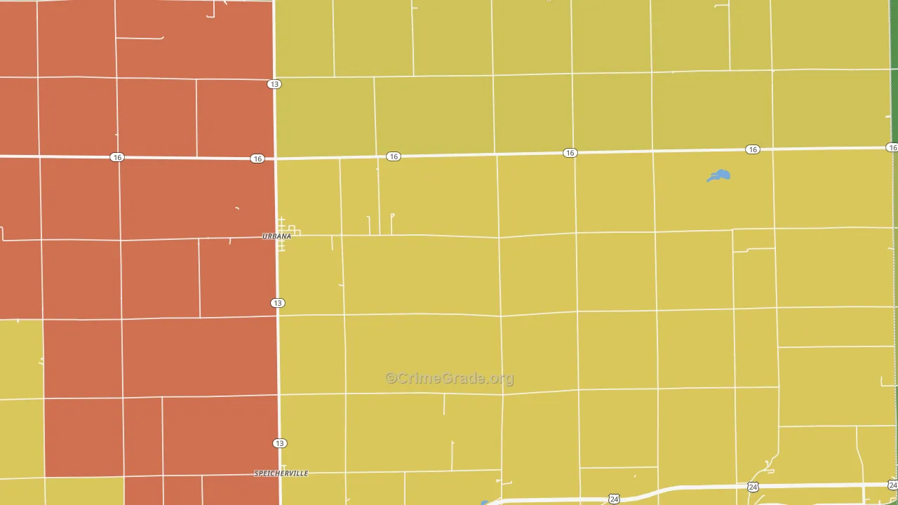 46990, IN Map of Theft Rates