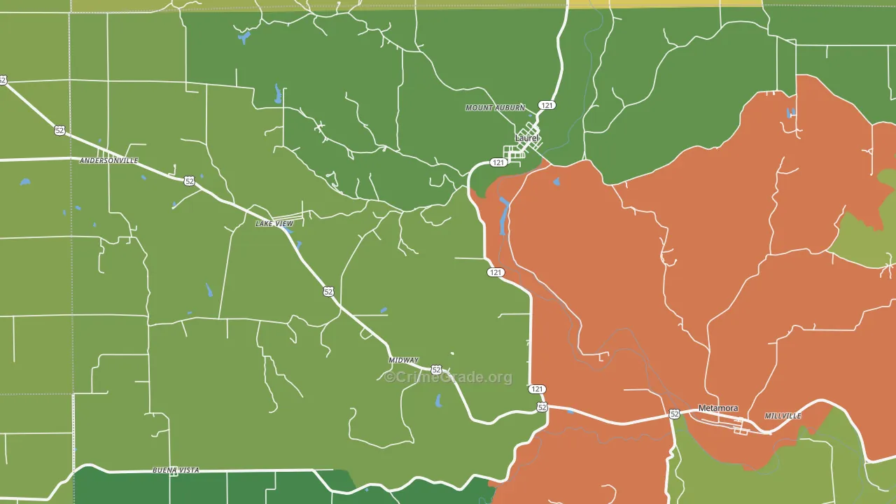 47024, IN Map of Theft Rates
