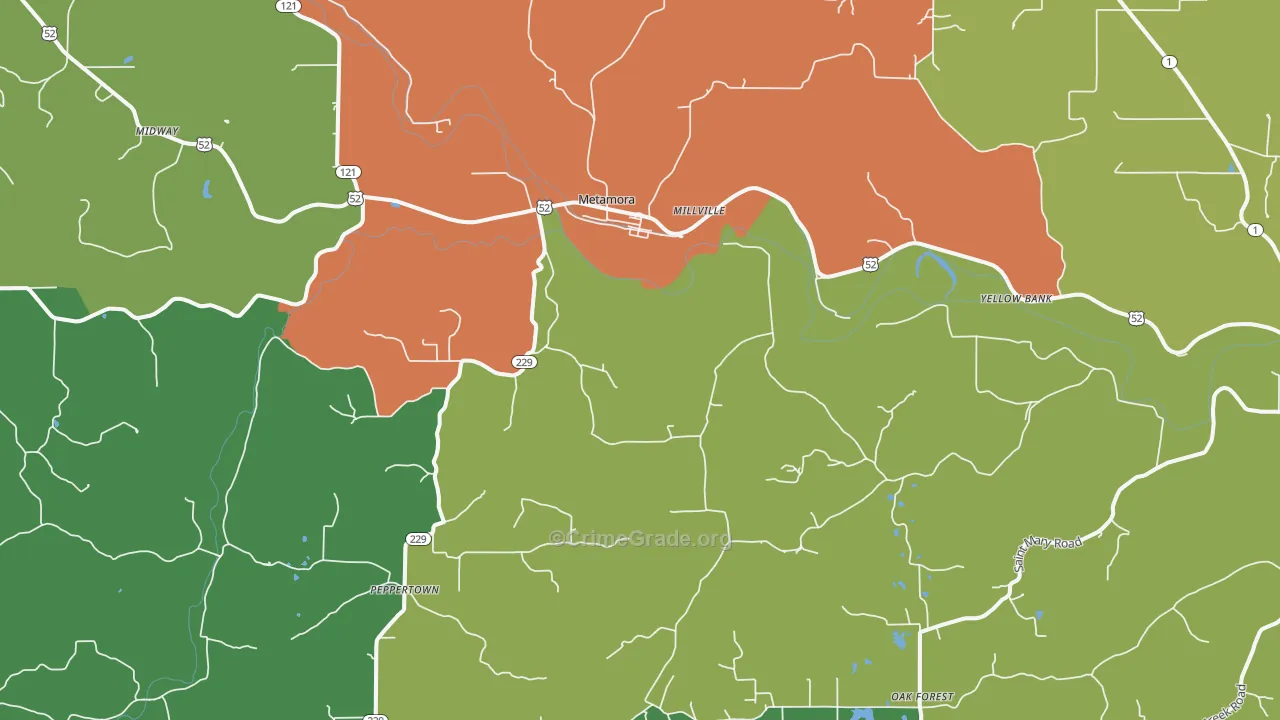 47030, IN Map of Theft Rates