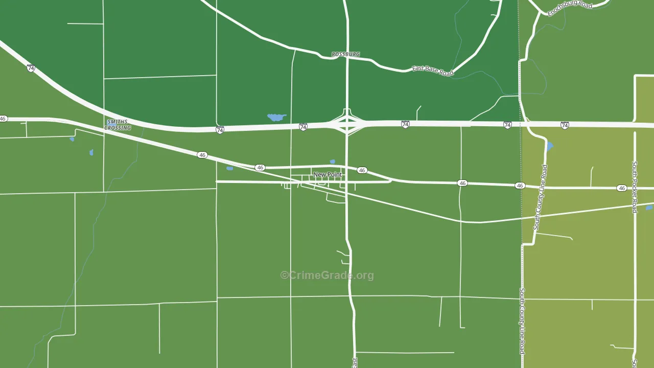 47263, IN Map of Theft Rates