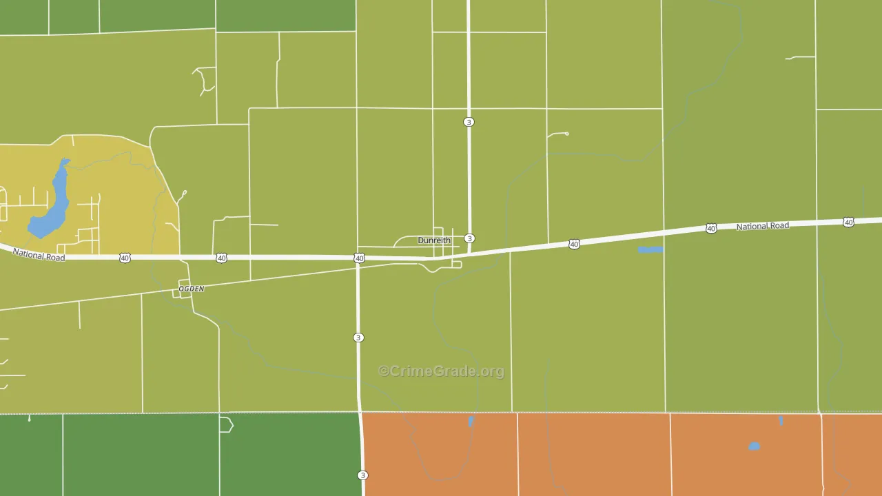 47337, IN Map of Theft Rates