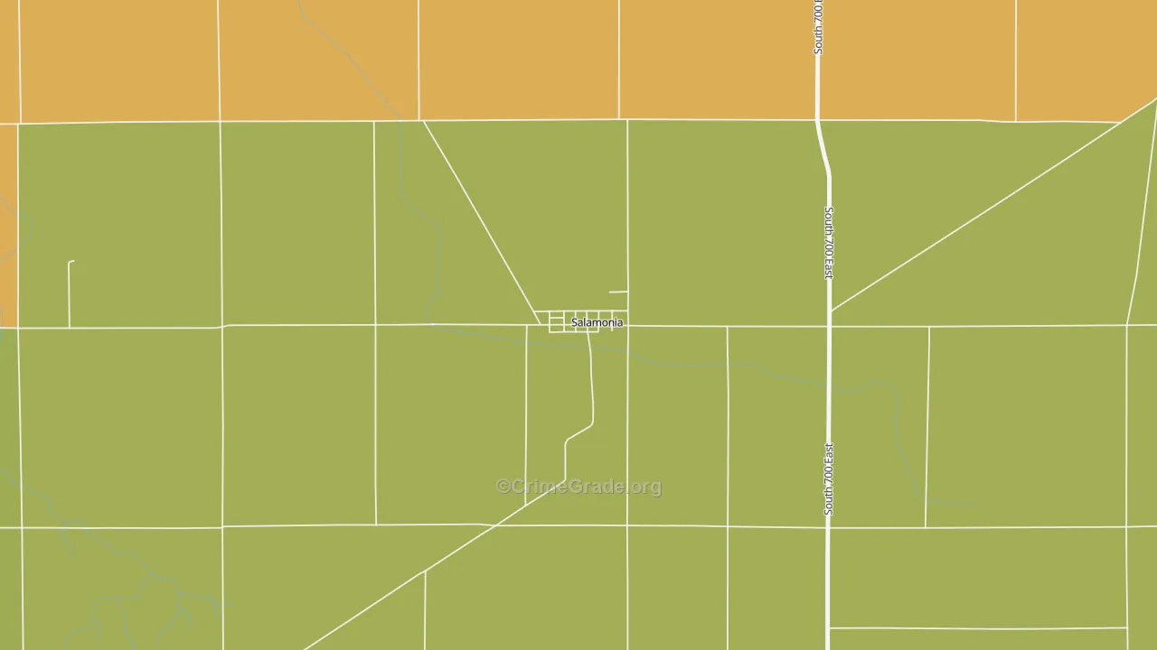 47381, IN Map of Theft Rates