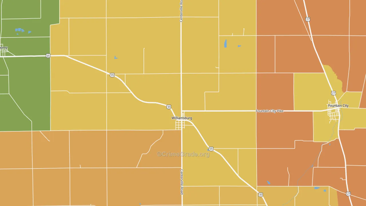 47393, IN Map of Theft Rates