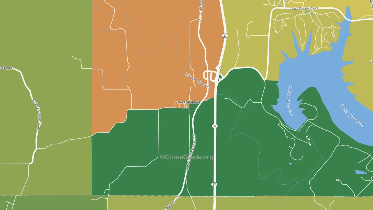 47434, IN Map of Theft Rates