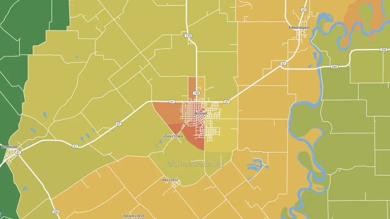 47512, IN Map of Theft Rates