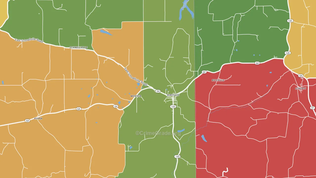 47513, IN Map of Theft Rates