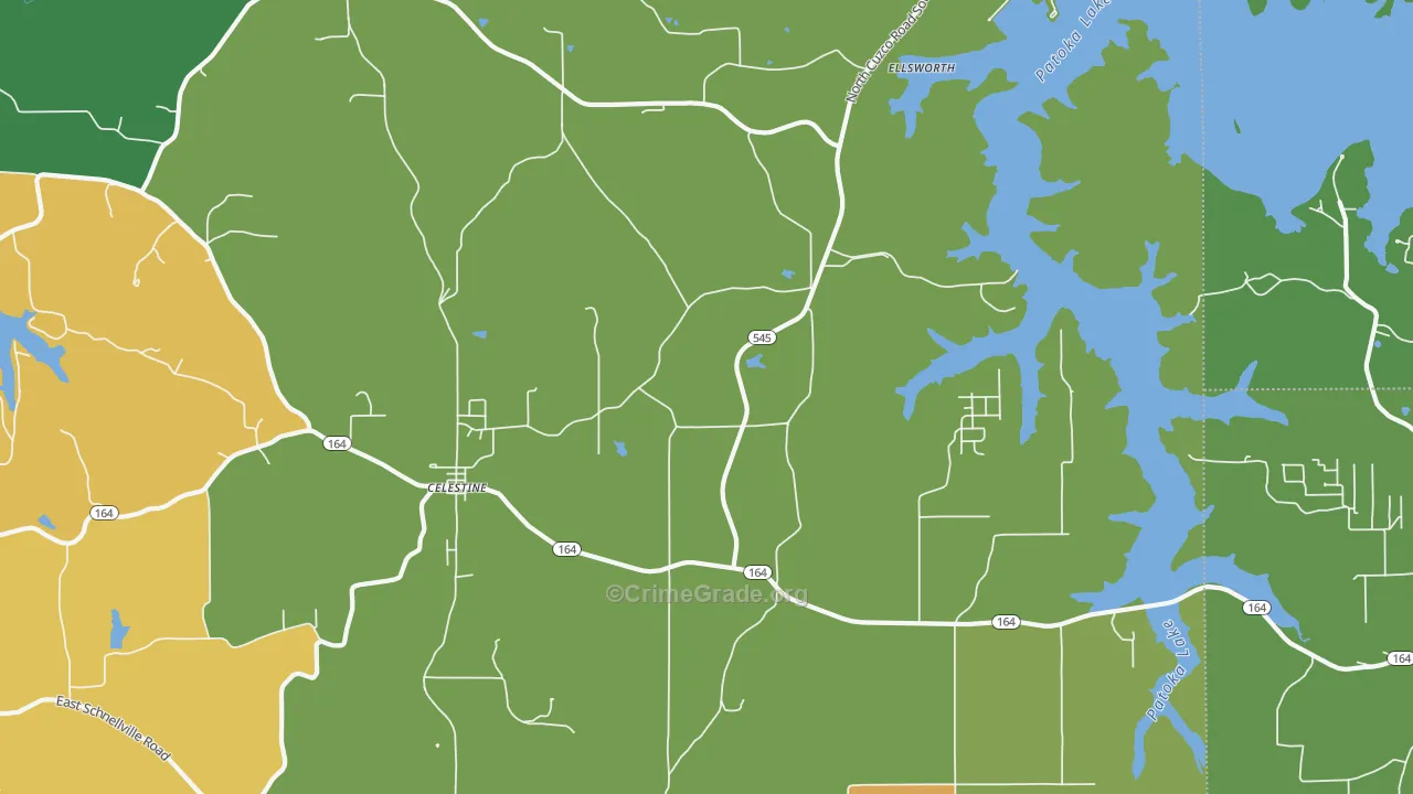 47521, IN Map of Theft Rates