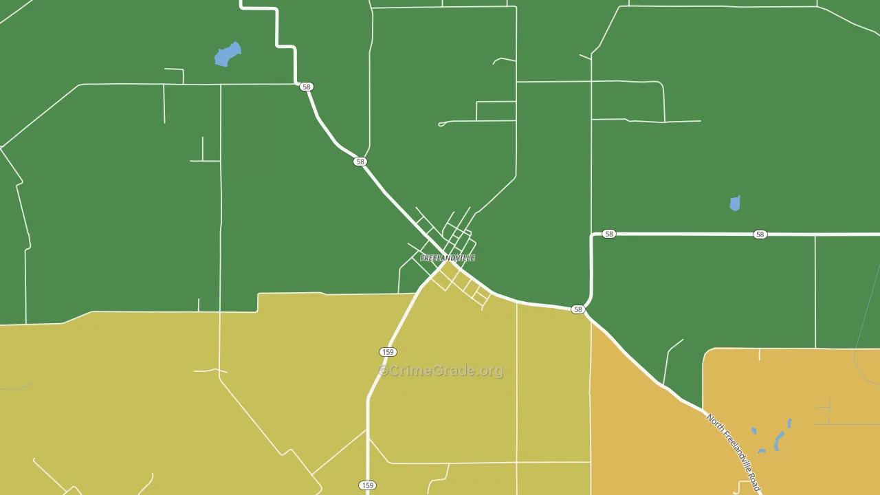 47535, IN Map of Theft Rates