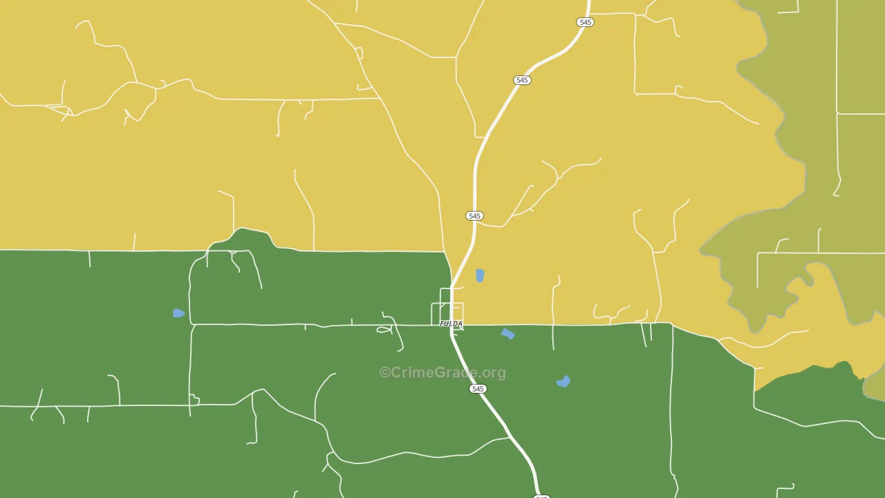 47536, IN Map of Theft Rates