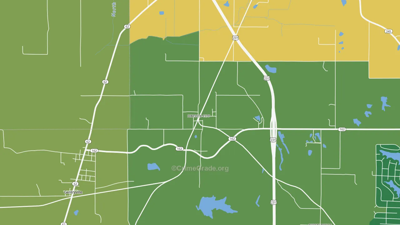 47552, IN Map of Theft Rates