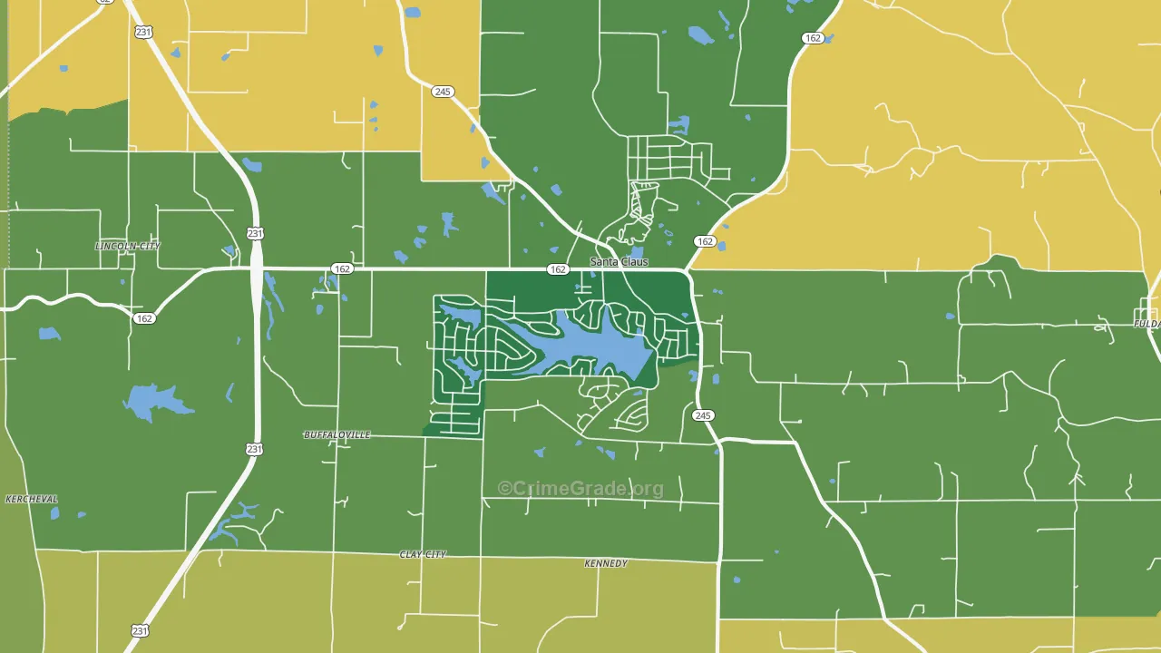 47579, IN Map of Theft Rates