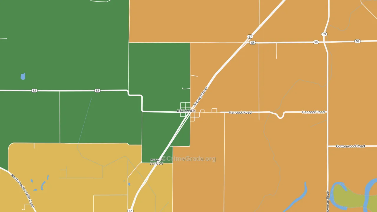 47596, IN Map of Theft Rates