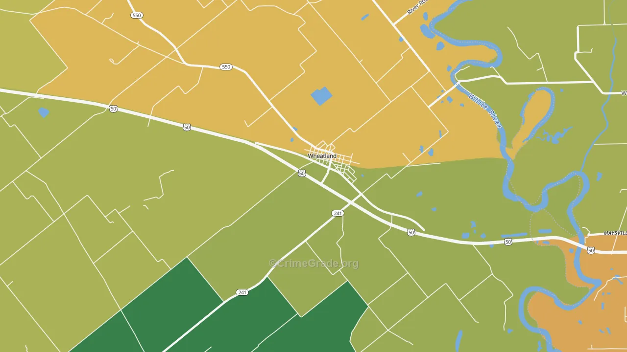 47597, IN Map of Theft Rates