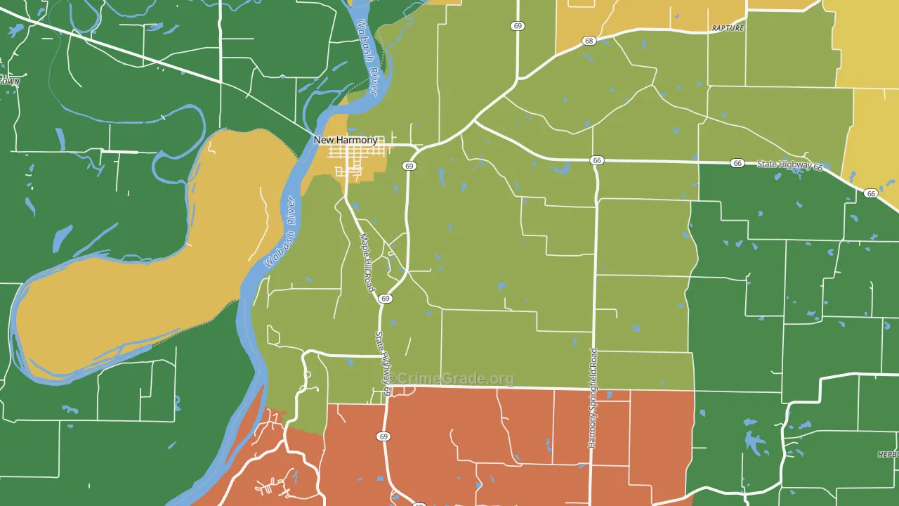 47631, IN Map of Theft Rates