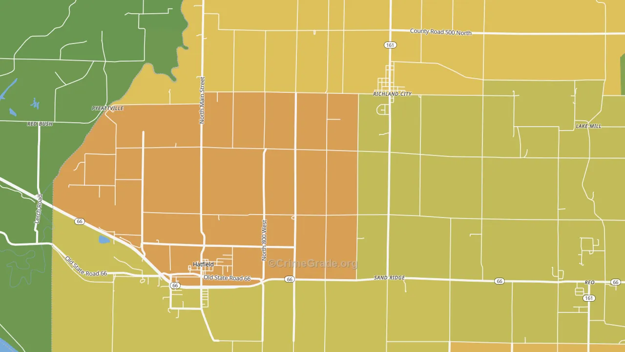 47634, IN Map of Theft Rates
