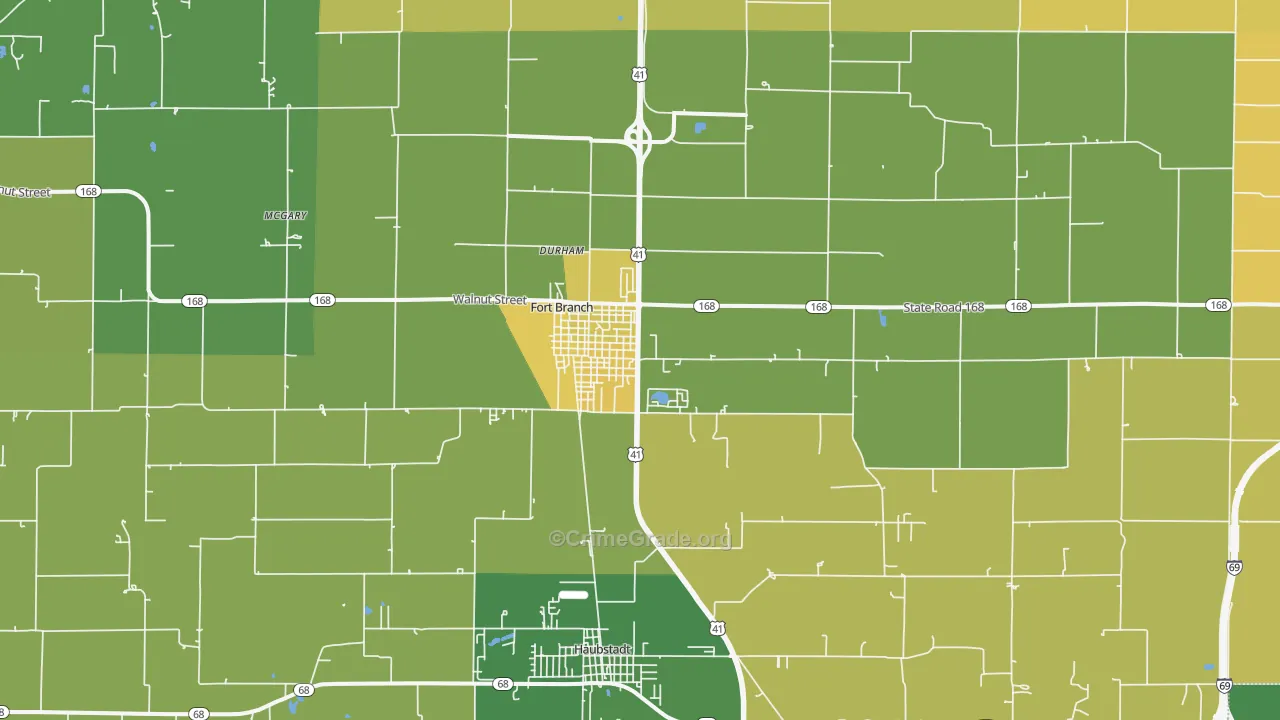 47648, IN Map of Theft Rates