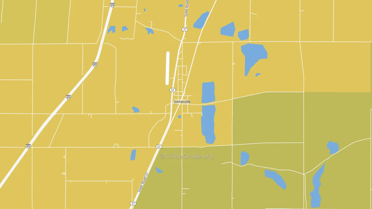 47683, IN Map of Theft Rates