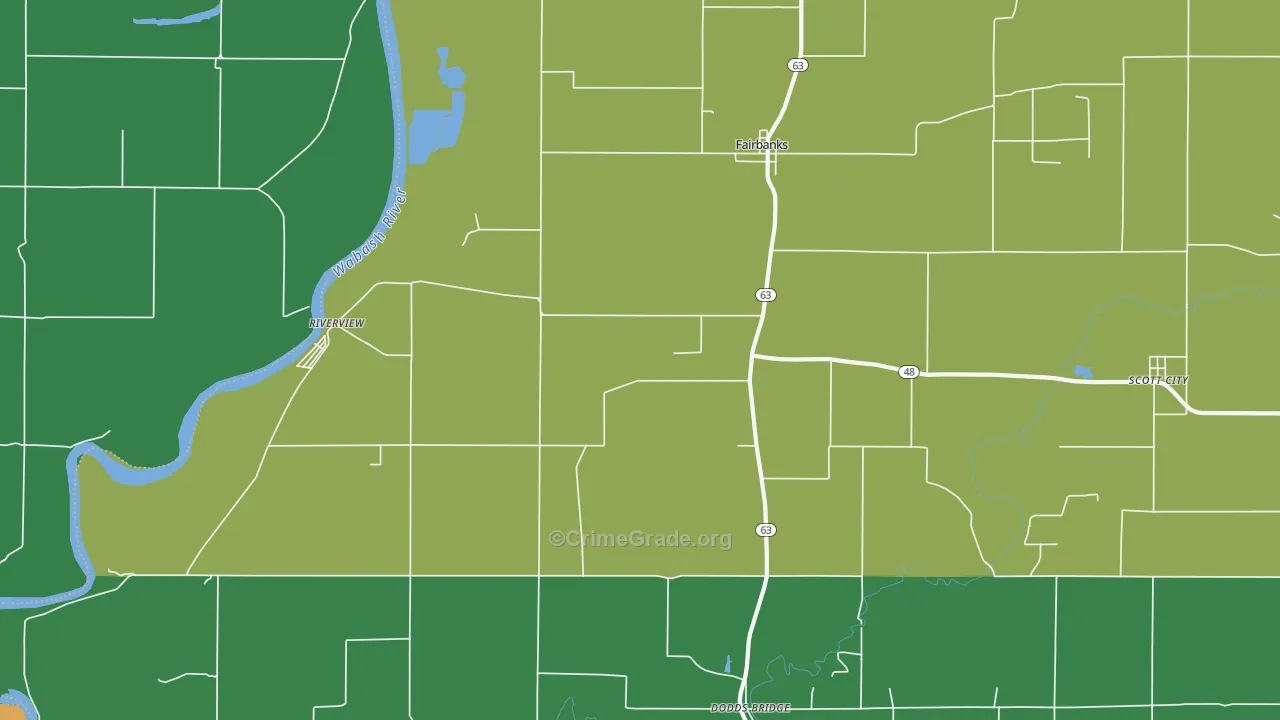 47849, IN Map of Theft Rates