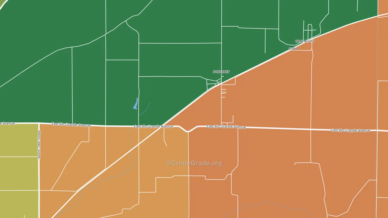 47851, IN Map of Theft Rates
