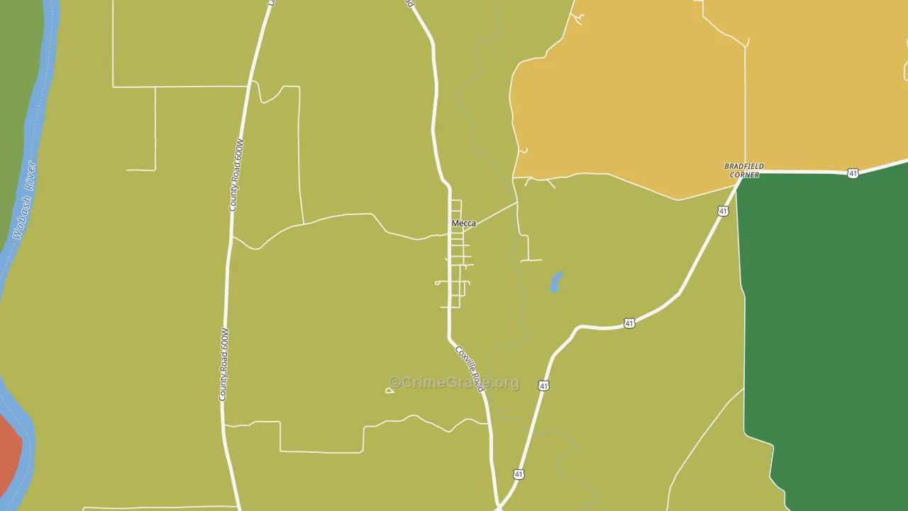 47860, IN Map of Theft Rates