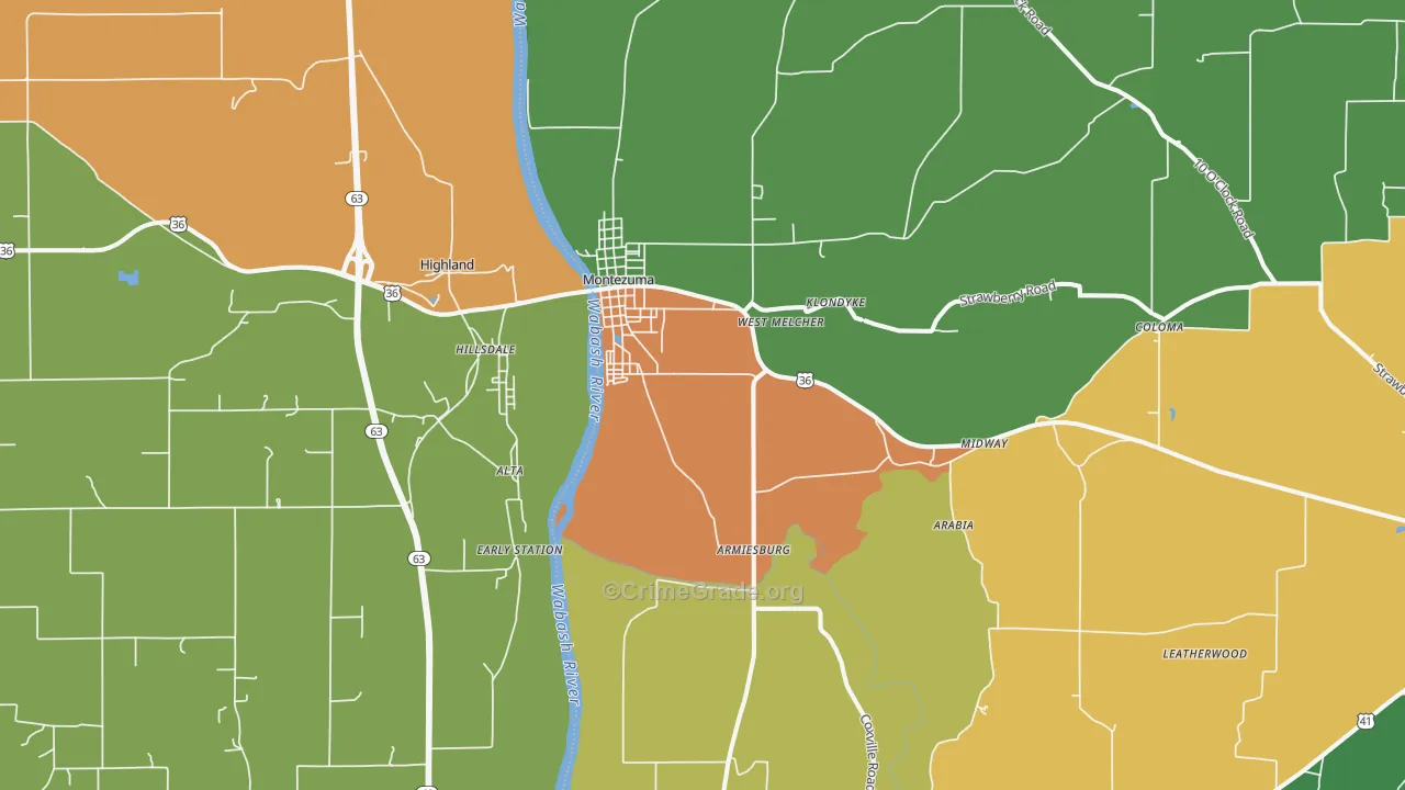 47862, IN Map of Theft Rates