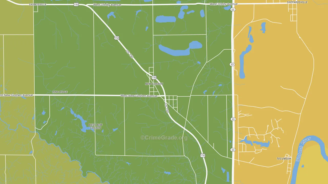 47863, IN Map of Theft Rates