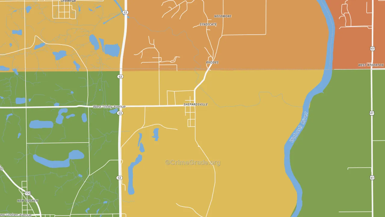 47880, IN Map of Theft Rates