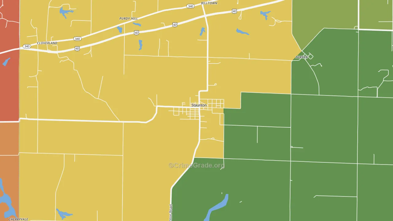 47881, IN Map of Theft Rates