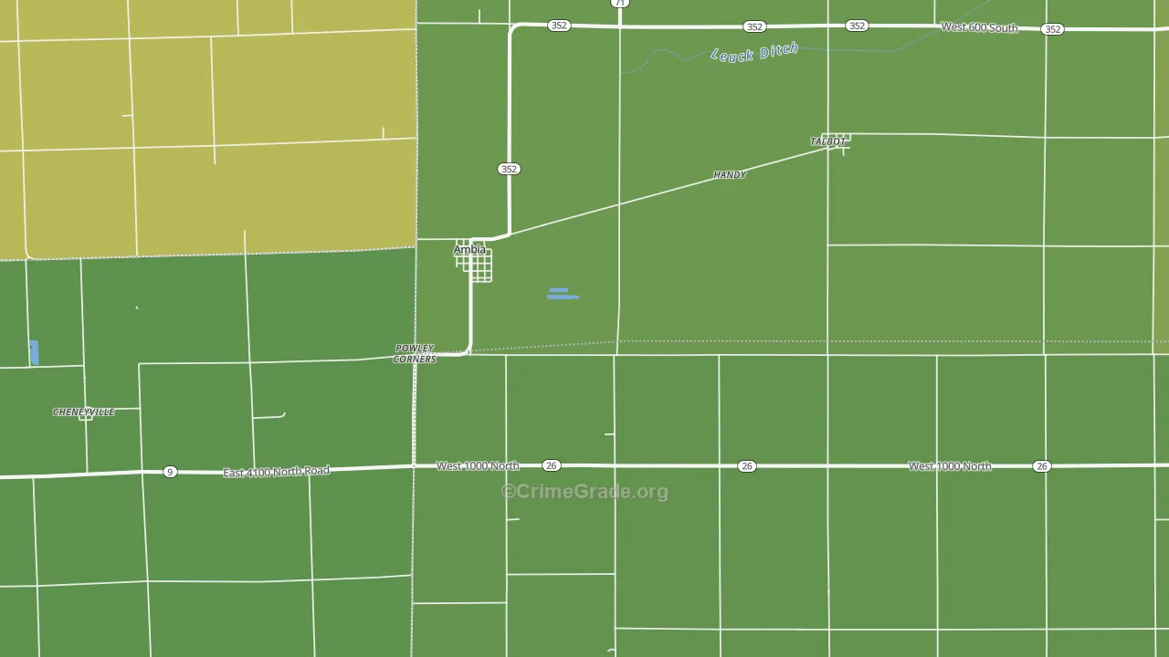 47917, IN Map of Theft Rates