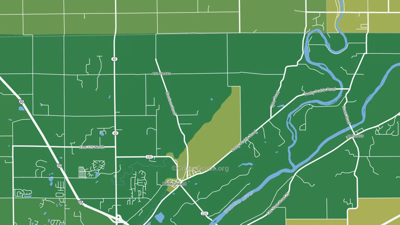 47920, IN Map of Theft Rates
