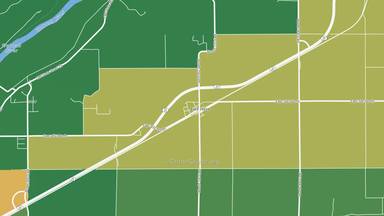 47924, IN Map of Theft Rates